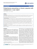 Báo cáo y học: " Prolactinoma presenting as chronic anaemia with osteoporosis: a case report"