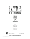 Enzymes in the Environment: Activity, Ecology and Applications - Chapter 1