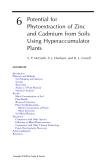 Phytoremediation of Contaminated Soil and Water - Chapter 6