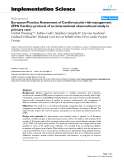 báo cáo khoa học: " European Practice Assessment of Cardiovascular risk management (EPA Cardio): protocol of an international observational study in primary care"