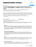 báo cáo khoa học: "  A social marketing approach to implementing evidence-based practice in VHA QUERI: the TIDES depression collaborative care model"