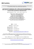 Báo cáo y học: Supervised team management, with or without structured psychotherapy, in heavy users of a mental health service with borderline personality disorder: a two-year follow-up preliminary randomized study