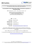 Báo cáo y học: The Generalised Anxiety Stigma Scale (GASS): Psychometric properties in a community sample