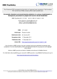 Báo cáo y học: " Personality disorders and psychosocial problems in a group of participants to therapeutic processes for people with severe social disabilities"