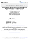 Báo cáo y học: " Healthcare utilization and costs in patients beginning pharmacotherapy for generalized anxiety disorder: a retrospective cohort study"