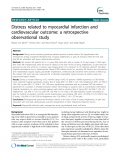 Báo cáo y học: " Distress related to myocardial infarction and cardiovascular outcome: a retrospective observational study"