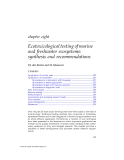 Ecotoxicological Testing of Marine and Freshwater Ecosystems: Emerging Techniques, Trends, and Strategies  - Chapter 8