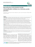 Báo cáo y học: " Race/ethnicity and potential suicide misclassification: window on a minority suicide paradox"