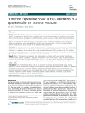 Báo cáo y học: " “Coercion Experience Scale” (CES) - validation of a questionnaire on coercive measures"