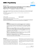 Báo cáo y học: "Insular cortex involvement in declarative memory deficits in patients with post-traumatic stress disorder"