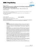 Báo cáo y học: " Clinical and economic ramifications of switching antipsychotics in the treatment of schizophreniab"