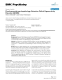 Báo cáo y học: "  Developmental psychopathology: Attention Deficit Hyperactivity Disorder (ADHD)"