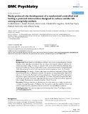 Báo cáo y học: "  Study protocol: the development of a randomised controlled trial testing a postcard intervention designed to reduce suicide risk among young help-seekers"