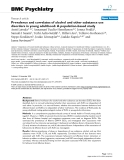 Báo cáo y học: " Prevalence and correlates of alcohol and other substance use disorders in young adulthood: A population-based study"