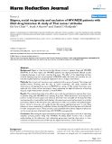 báo cáo khoa học: "  Stigma, social reciprocity and exclusion of HIV/AIDS patients with illicit drug histories: A study of Thai nurses' attitudes"