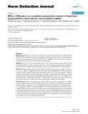 báo cáo khoa học: " Effect of filtration on morphine and particle content of injections prepared from slow-release oral morphine tablets"