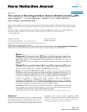 báo cáo khoa học: " The context of illicit drug overdose deaths in British Columbia, 2006"