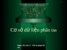 Tài liệu về Cơ sở dữ liệu phân tán