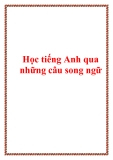 Tài liệu Học tiếng Anh qua những câu song ngữ