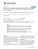 Báo cáo y học: "Septic shock in pregnancy due to pyogenic sacroiliitis: a case report"