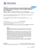 Báo cáo y học: "Cholesterol-crystal embolism presenting with delayed graft function and impaired long-term function in renal transplant recipients: two case reports"