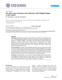 Báo cáo y học: " An adult case of urinary tract infection with Kingella kingae: a case report"