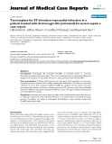 Báo cáo y học: " Tenecteplase for ST-elevation myocardial infarction in a patient treated with drotrecogin alfa (activated) for severe sepsis: a case report"