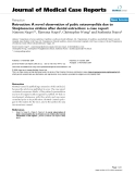 Báo cáo y học: " Retraction: A novel observation of pubic osteomyelitis due to Streptococcus viridans after dental extraction: a case report"