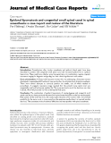 Báo cáo y học: "Epidural lipomatosis and congenital small spinal canal in spinal anaesthesia: a case report and review of the literature"