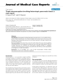 Báo cáo y học: " Triple intussusception involving heterotopic pancreatic tissue: a case report"