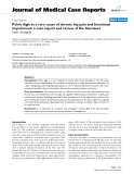 Báo cáo y học: "  Pelvic digit as a rare cause of chronic hip pain and functional impairment: a case report and review of the literature"