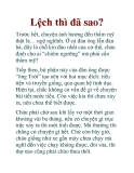 Lệch thì đã sao?