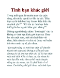 Tình bạn khác giới