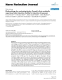 báo cáo khoa học: "  Methodology for evaluating Insite: Canada's first medically supervised safer injection facility for injection drug users"