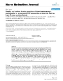 báo cáo khoa học: " Needle and syringe sharing practices of injecting drug users participating in an outreach HIV prevention program in Tehran, Iran: A cross-sectional study"