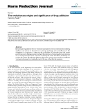 báo cáo khoa học: "  The evolutionary origins and significance of drug addiction"