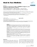 báo cáo khoa học: " Analysis of expression profiles of MAGE-A antigens in oral squamous cell carcinoma cell lines"