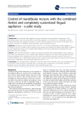 báo cáo khoa học: " Control of mandibular incisors with the combined Herbst and completely customized lingual appliance - a pilot study"