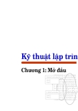 Kỹ thuật lập trìnhChương 1Chương 1: Mở ₫ầu0101010101010101100001