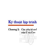 Chương 1Kỹ thuật lập trìnhChương 2: Các yếu tố cơ bản của C và