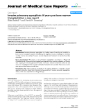 Báo cáo y học: " Invasive pulmonary aspergillosis 10 years post bone marrow transplantation: a case report"