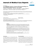 Báo cáo y học: " Low Spigelian hernia in a 6-year-old boy presenting as an incarcerated inguinal hernia: a case report"