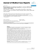 Báo cáo y học: " Paraneoplastic necrotizing myopathy in a woman with breast cancer: a case report"