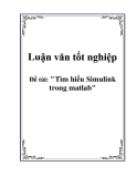 Luận văn tốt nghiệp : Tìm hiểu Simulink trong matlab