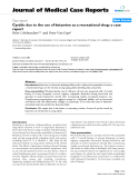 Báo cáo y học: "  Cystitis due to the use of ketamine as a recreational drug: a case report"