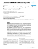 Báo cáo y học: " Pulmonary talc granulomatosis mimicking malignant disease 30 years after last exposure: a case report"