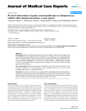 Báo cáo y học: "A novel observation of pubic osteomyelitis due to Streptococcus viridans after dental extraction: a case report"