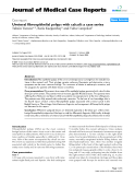 Báo cáo y học: " Ureteral fibroepithelial polyps with calculi: a case series"