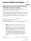 Báo cáo y học: "Impaired expression of mitochondrial and adipogenic genes in adipose tissue from a patient with acquired partial lipodystrophy (Barraquer-Simons syndrome): a case report"