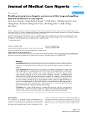 Báo cáo y học: " Double primary bronchogenic carcinoma of the lung and papillary thyroid carcinoma: a case report"